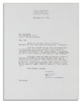 Lot of 2 Watergate TLS by Archibald Cox & Elliot L. Richardson -- ''...Nixon's resignation was in his own, as well as the country's best interest...''