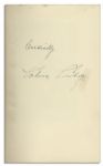 Calvin Coolidge Uninscribed & Signed Second Edition of His Autobiography