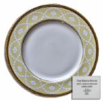 Bill Clinton White House China -- Entree Plate by Lenox From the Year 2000 -- Part of the First Order & Used in the White House