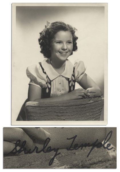 Shirley Temple 8 x 10 Photo Signed