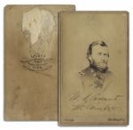 Ulysses S. Grant CDV Photo Signed - With PSA/DNA COA