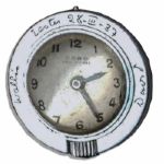 Duchess of Windsor Personally Owned Fob Watch by Swiss Maker Cord -- Inscribed ''Wallis Easter 28-III-37'' -- An Easter They Were Forced to Spend Apart Before Their Marriage