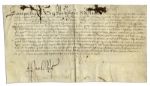King Louis XIII 1618 Document Signed