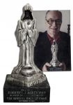 Exceedingly Rare Horror Hall of Fame Award Statue Presented to Iconic Sci-Fi Personality Forrest J. Ackerman