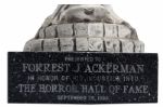 Exceedingly Rare Horror Hall of Fame Award Statue Presented to Iconic Sci-Fi Personality Forrest J. Ackerman