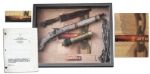 Lot of Items From The Release of Amistad -- The Shooting Script, A Ticket to The Screening at The Academy of Motion Picture Arts & Sciences, A Promo Sheet & Shadowbox Full of Prop Weapons