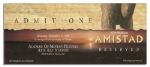 Lot of Items From The Release of ''Amistad'' -- The Shooting Script, A Ticket to The Screening at The Academy of Motion Picture Arts & Sciences, A Promo Sheet & Shadowbox Full of Prop Weapons