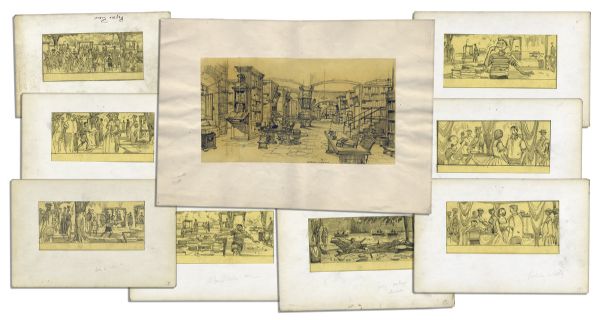 Lot of Storyboards From Peyton Place