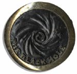 Custom Belt Buckle Gift From Disney's ''The Black Hole'' -- Inscribed by Its 5 Top-Billed Stars: Max Schell, Bob Forster, Joe Bottoms, Yvette Mimieux, Anthony Perkins & Ernest Borgnine