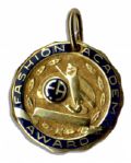Duchess of Windsor Wallis Simpson Personally Owned Fashion Academy Award Medallion -- Inscribed to Verso, ''Duchess of Windsor International Society '54''