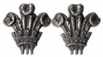 Prince of Wales Feathers Earrings Owned by The Duke & Duchess of Windsor