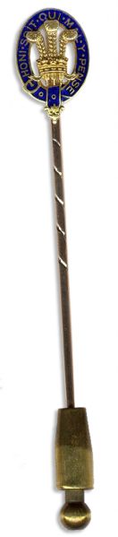Royal Tiepin -- Prince of Wales Order of The Garter Pin