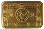 Princess Mary's Christmas Gift To Servicemen During WWI -- Cigarette Tin From 1914 Filled With Its Original Gift Contents