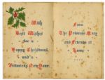 Princess Mary's Christmas Gift To Servicemen During WWI -- Cigarette Tin From 1914 Filled With Its Original Gift Contents