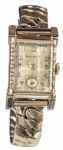 Rare Bulova Men's Watch From The Academy Awards Line -- The ZZ Model From 1952 in Its Original Case