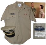 Tom Cruise A Few Good Men Hero Uniform Shirt & Hat