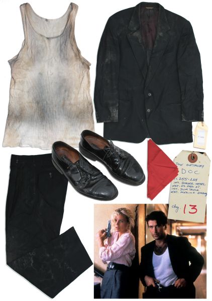 Alec Baldwin Screen-Worn Hero Costume From The Getaway