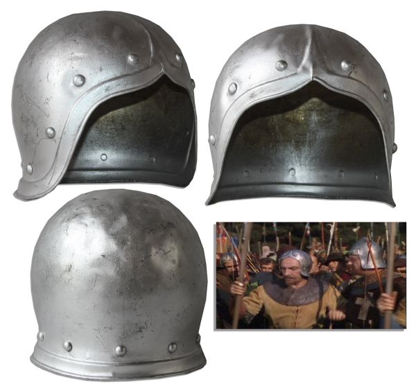 Helmet From Adventures of Robin Hood From the 1938 Errol Flynn Classic Film 