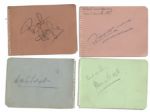 Collection of 26 Autographs of Various Hollywood Actors -- Including Bob Hope, Jack La Rue, Bruce Cabot & More