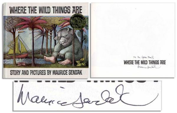 Signed Copy of Maurice Sendaks Where the Wild Things Are