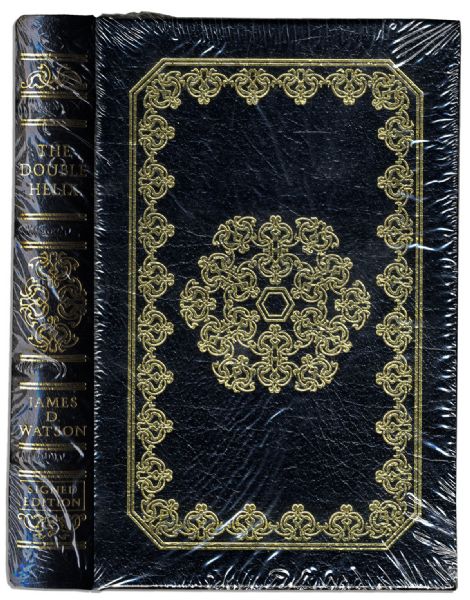 James D. Watson The Double Helix Signed -- 22kt Gold Detailing