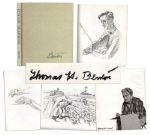 Thomas Hart Benton Hardbound Drawing Catalog Signed