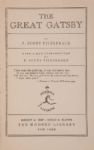 Scarce Signed Copy of F. Scott Fitzgerald's ''The Great Gatsby''