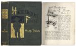 True Mark Twain 1885 First Edition of His Beloved Tome, Huck Finn