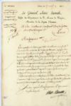 Document Signed by Alexandre Lameth, French General & Aide to Rochambeau During the American Revolution