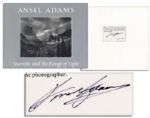 Ansel Adams Signed Copy of His Majestic Work, Yosemite and the Range of Light