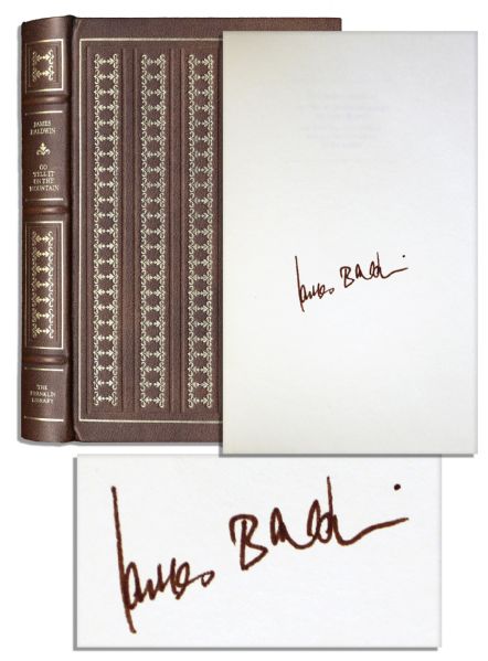 Signed 1979 Limited Edition of James Baldwins Go Tell It on the Mountain -- Semi-Autobiographical Novel of Baldwins Harlem Youth 