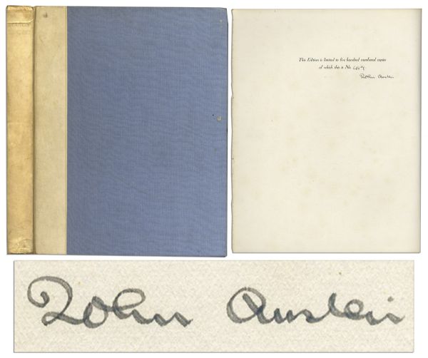 English Illustrator John Austen Signed Copy of Manon Lescaut -- With Twelve Beautiful Art-Deco Illustrations