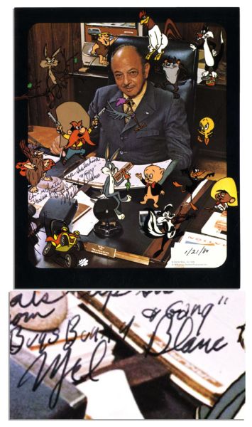 Mel Blanc Signed 8 x 10 Photo -- Eh - whats up...?