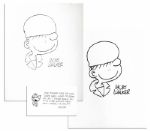 Mort Walker Signed Beetle Bailey Drawings