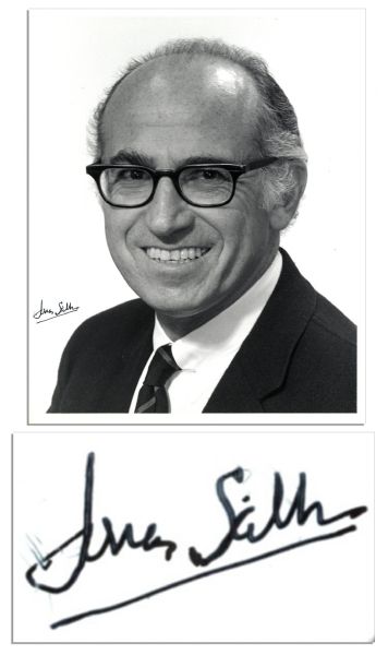 Jonas Salk 8 x 10 Signed Photo