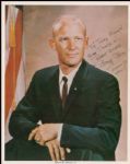Buzz Aldrin 8 x 10 Signed Photo -- Early, Boyish Portrait of the Astronaut