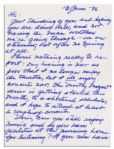 Harper Lee Autograph Letter Signed -- ''...I hope to attend at least a couple of concerts...''