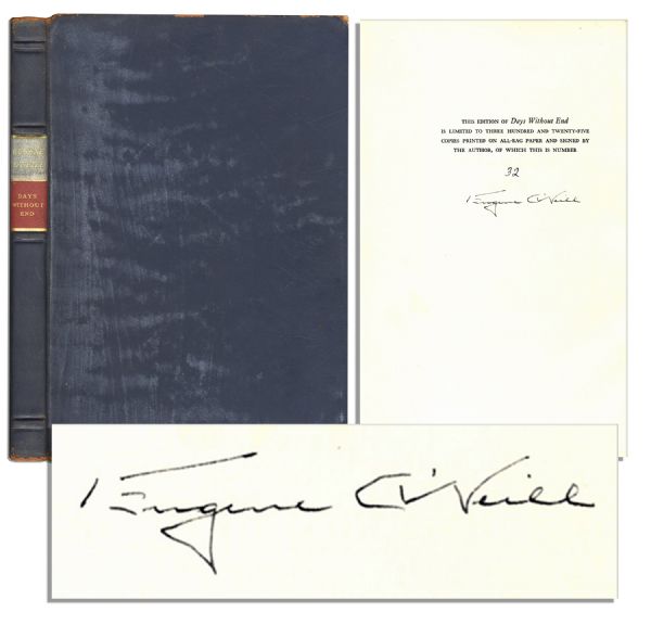 Eugene ONeills 1934 Play Days Without End Signed Limited First Edition