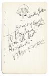 Dorothy Parkers Signature & Sketch