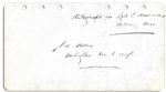 Andrew Mellons Signature as Secretary of the Treasury