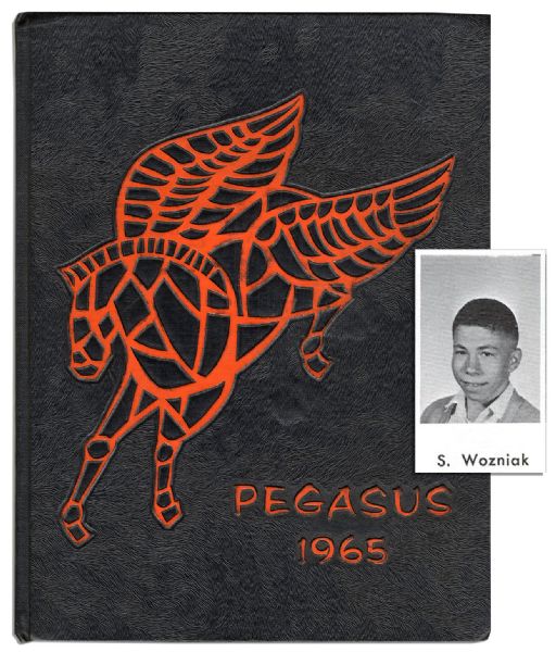 Apple Co-Founder Steve Wozniak 1965 High School Yearbook