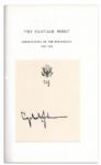 Lyndon B. Johnson Signed First Edition of His Memoir ''The Vantage Point: Perspectives on the Presidency 1963-1969''