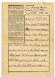 Dachau Concentration Camp Letter -- 1941 German Prisoner Letter on Dachau Stationery