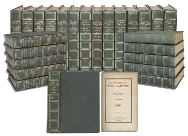 Mark Twain Complete Works in 25 Volumes -- Circa 1920