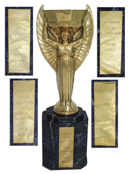 Rare Jules Rimet FIFA World Cup Trophy From 1970