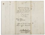 Union General William S. Rosecrans Civil War Document Signed, Dated Christmas Day of 1862 from Nashville