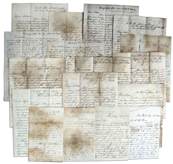 Civil War Archive From Yales First Known Black Graduate & Navy Surgeon, Dr. Richard Greene -- ...The slaughter in the late battles was beyond your conception...