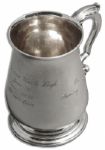 Jackie Kennedy Personally Owned Sterling Silver Piece -- Gifted by Jackie to Her Mother and Engraved ''Jackie / Caroline / John''