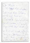 Jackie Onassis Collection of Three Handwritten Notes to Her Bergdorf Goodman Personal Shopper Marita O'Connor -- Regarding Various Hats & Outfits 