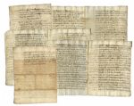 Papal Brief Manuscript From Pope Pius V -- Circa 1572
